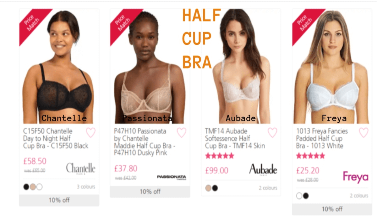 The Ultimate Guide to Half Cup Bras: Everything You Need to Know